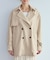 ミドル丈トレンチコート/撥水・花粉ガード
