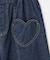 【KIDS/キッズ】ハートポケットストレートワイドデニムパンツ