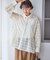 レースペプラムシャツブラウス