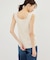 スクエアネックニットタンクトップ
