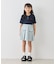 【KIDS/キッズ】インナーパンツ付きツイルタックプリーツスカート
