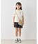 【KIDS/キッズ】ハート刺しゅうナイロンキュロット