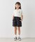 【KIDS/キッズ】ハート刺しゅうナイロンキュロット