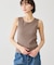 シアードッキングリブタンクトップ
