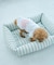 【DOG】マルチストライプひんやりベッド