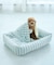 【DOG】マルチストライプひんやりブランケット