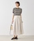 ウエストリボンラップボリュームスカート