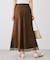 裾レースロングスカート