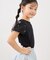 【KIDS/キッズ】フラワースリーブTシャツ/接触冷感