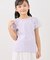 【KIDS/キッズ】フラワースリーブTシャツ/接触冷感