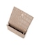 型押しレザーライク三つ折りウォレット