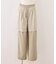 エアリーリネンライク タックワイドパンツ/UVカット・速乾