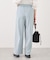 レーヨンナイロンイージーワイドパンツ