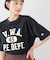 【Champion/チャンピオン別注】アソートロゴプリントオーバーサイズTシャツ/リンクコーデ