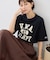 【Champion/チャンピオン別注】アソートロゴプリントオーバーサイズTシャツ/リンクコーデ