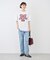 【Champion/チャンピオン別注】アソートロゴプリントオーバーサイズTシャツ/リンクコーデ