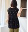 シャーベットニット 刺繍シアーペプラムニット/UVケア・接触冷感