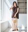 シャーベットニット 刺繍シアーペプラムニット/UVケア・接触冷感