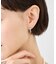 ステンレスカット入りフープピアス