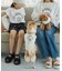 【DOG】カレッジロゴプリントピグメントTシャツ/リンクコーデ
