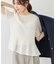 前後2WAYカットジャガードカーディガントップス