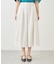 ホワイトレーヨンナイロンガウチョパンツ