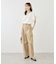 レースドッキングフレアスリーブカットトップス/UVカット・接触冷感