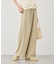 サテンベイカーパンツ/接触冷感