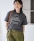 オーバーサイズロゴプリントTシャツ/UVカット・接触冷感・汗染み防止