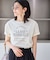 オーバーサイズロゴプリントTシャツ/UVカット・接触冷感・汗染み防止