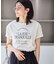 オーバーサイズロゴプリントTシャツ/UVカット・接触冷感・汗染み防止