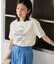 オーバーサイズロゴプリントTシャツ/UVカット・接触冷感・汗染み防止