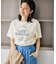 オーバーサイズロゴプリントTシャツ/UVカット・接触冷感・汗染み防止