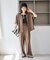 カットジョーゼットスキッパーブラウス/UVケア・接触冷感・防シワ