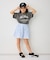 【KIDS/キッズ】ロゴオーバーサイズTシャツ/接触冷感