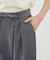 リヨセルシャンブレーラップ風パンツ