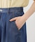 さらっとライトオンスワイドデニムパンツ