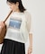 フォトプリントニットTシャツ
