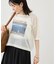 フォトプリントニットTシャツ