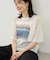 フォトプリントニットTシャツ