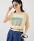 フォトプリントニットTシャツ