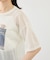 フォトプリントニットTシャツ