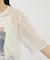 フォトプリントニットTシャツ