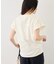 フリルスリーブロゴTシャツ/接触冷感・汗染み防止