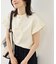 フリルスリーブロゴTシャツ/接触冷感・汗染み防止