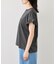 フリルスリーブロゴTシャツ/接触冷感・汗染み防止