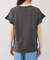 フリルスリーブロゴTシャツ/接触冷感・汗染み防止