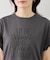 フリルスリーブロゴTシャツ/接触冷感・汗染み防止