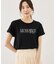 パール付きロゴTシャツ/UVカット・接触冷感・汗染み防止