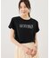 パール付きロゴTシャツ/UVカット・接触冷感・汗染み防止